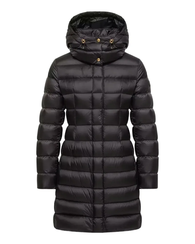 Moncler Hirmas hooded long down coat - Schwarz Schwarz