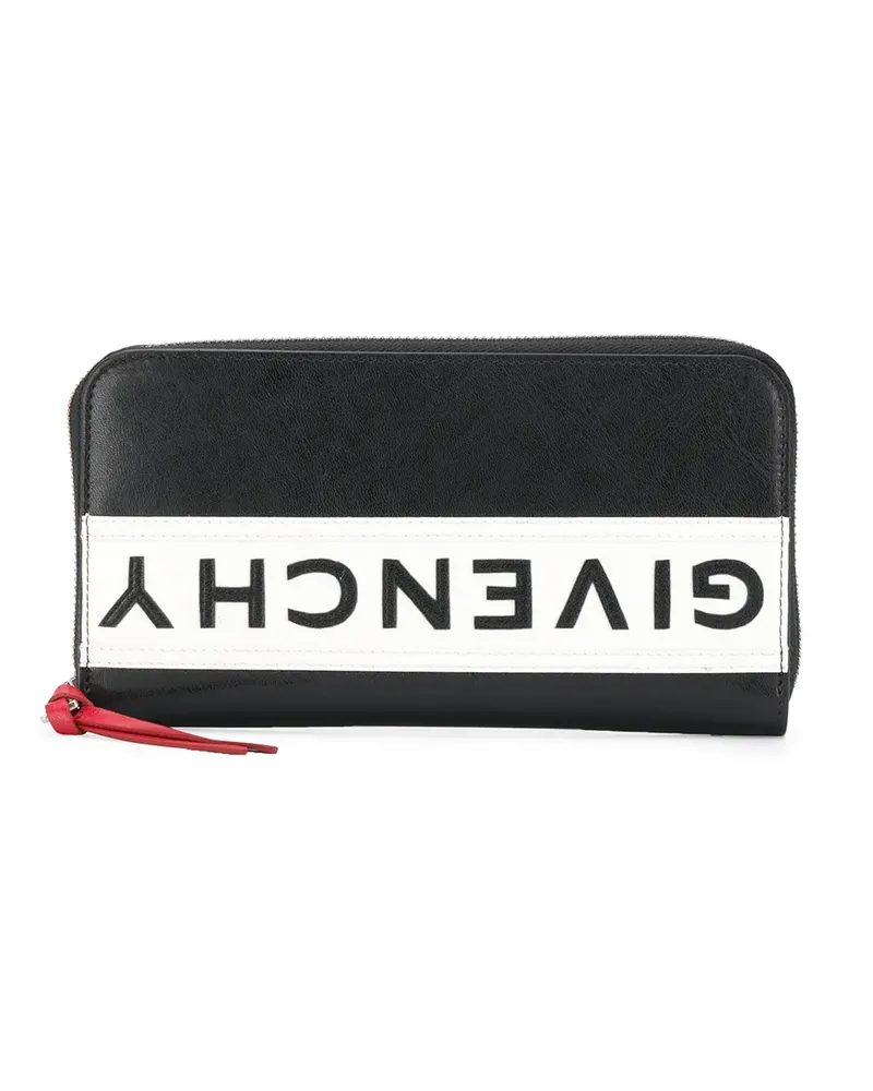 Givenchy Portemonnaie mit Logo-Print - Schwarz Schwarz