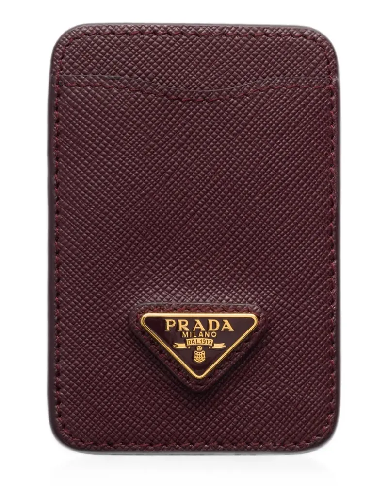 Prada Kartenetui aus Saffiano-Leder - Violett Violett