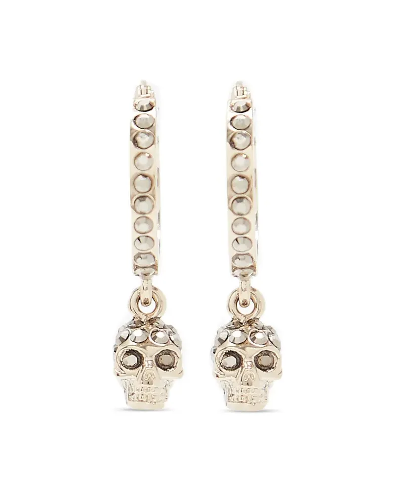 Alexander McQueen Ohrringe mit Totenkopf - Gold Gold