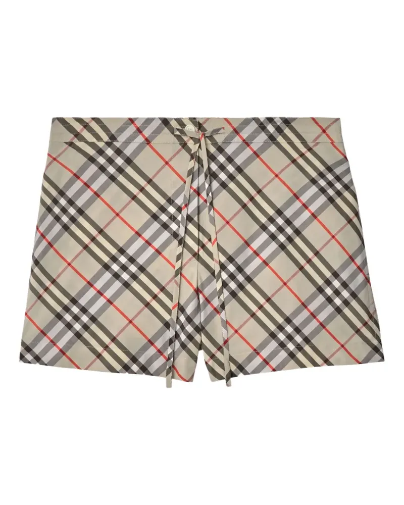 Burberry Karierte Shorts - Nude Nude