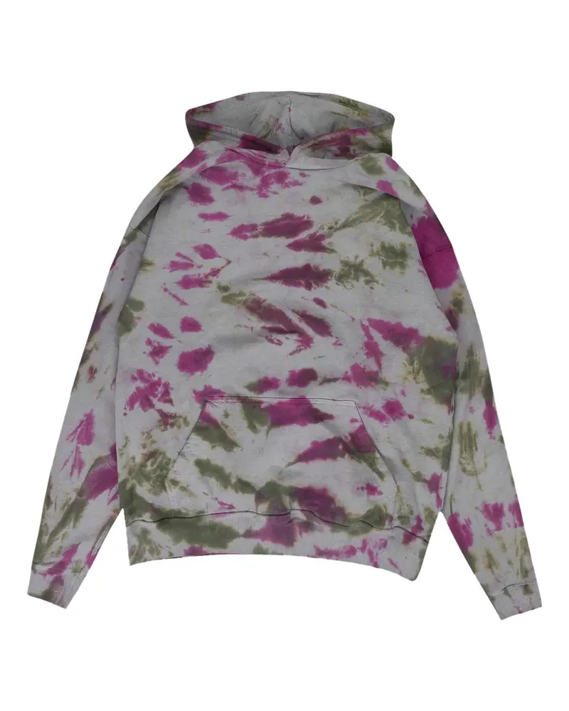 RHUDE Hoodie mit Batik-Print - Grau Grau