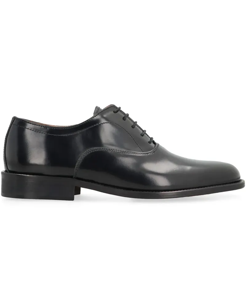 Bruno Magli Oxford-Schuhe mit Glanzoptik - Schwarz Schwarz