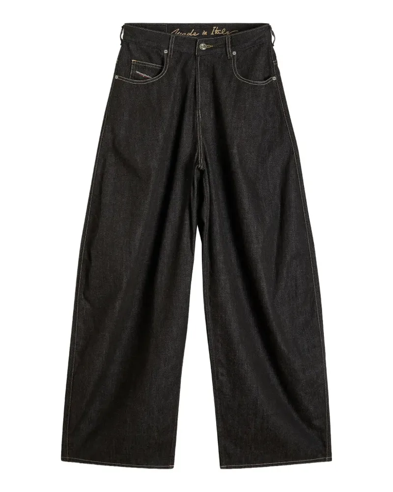 Diesel relaxed 1987 D-Khelz 09R42 jeans - Schwarz Schwarz