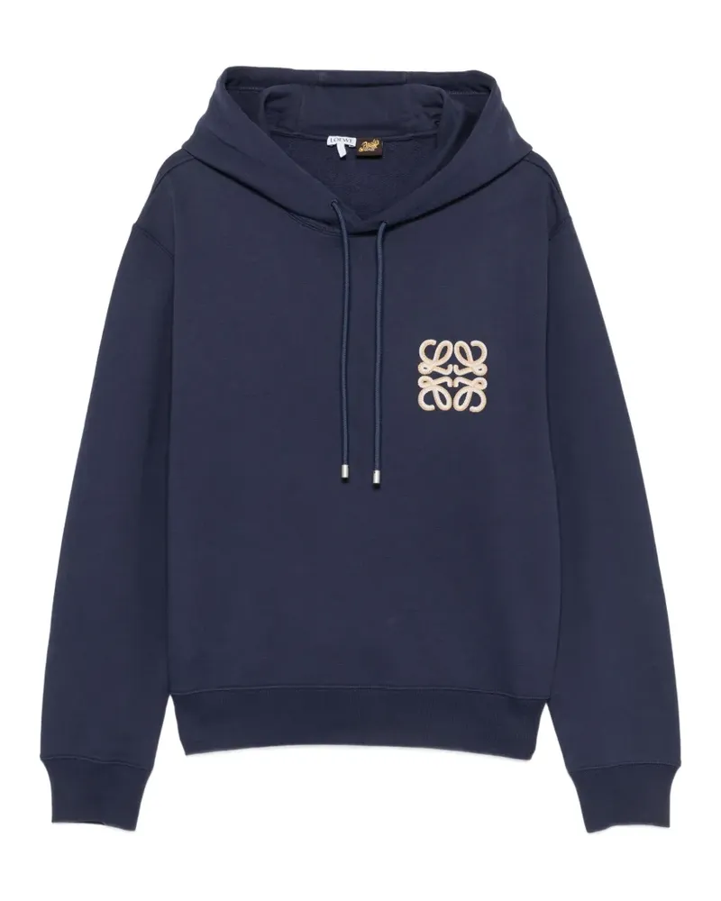 Loewe x Paula Ibiza Hoodie mit Anagram-Stickerei - Blau Blau