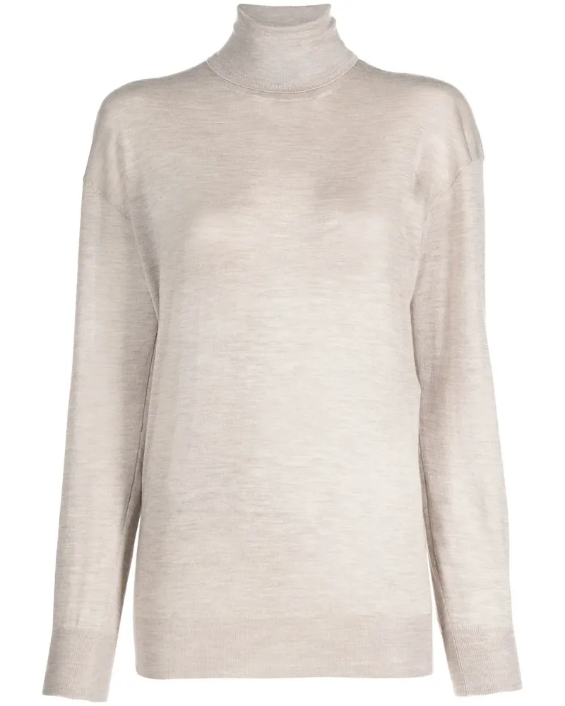 Tom Ford Gerippter Rollkragenpullover - Nude Nude