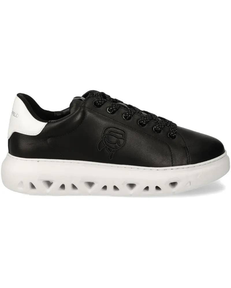Karl Lagerfeld Sneakers aus Leder - Schwarz Schwarz