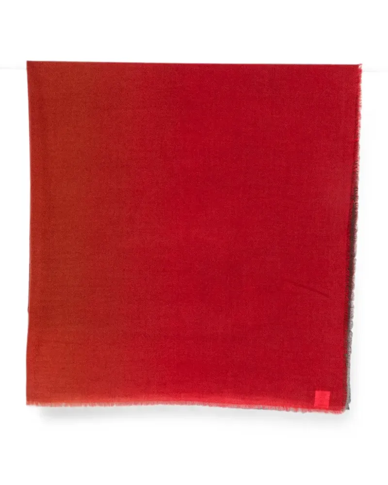 Faliero Sarti Coccola frayed-edge scarf - Rot Rot