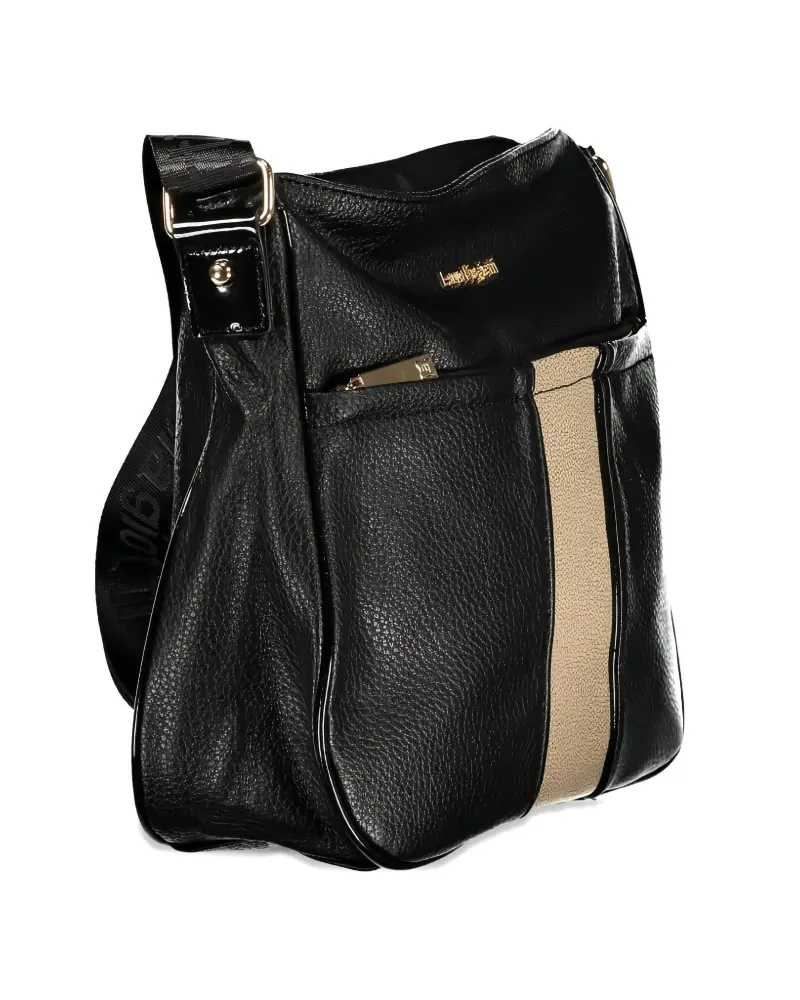 Laura Biagiotti Gillman striped crossbody bag - Schwarz Schwarz