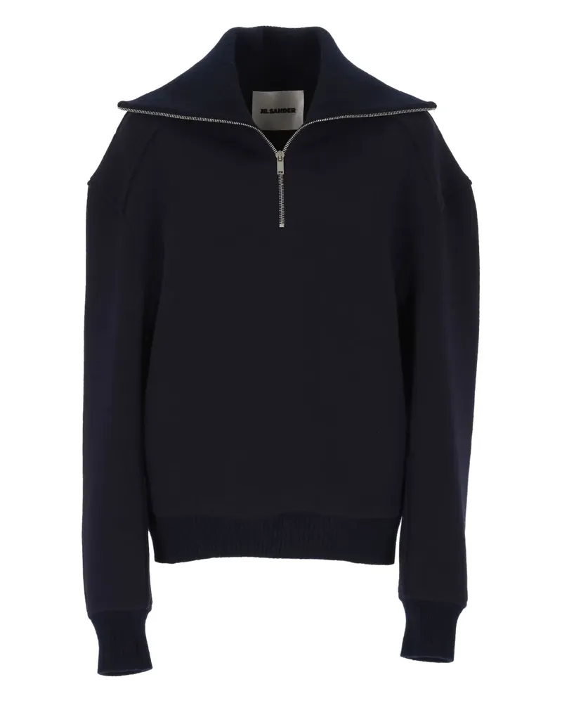 Jil Sander Pullover mit Rollkragen - Blau Blau