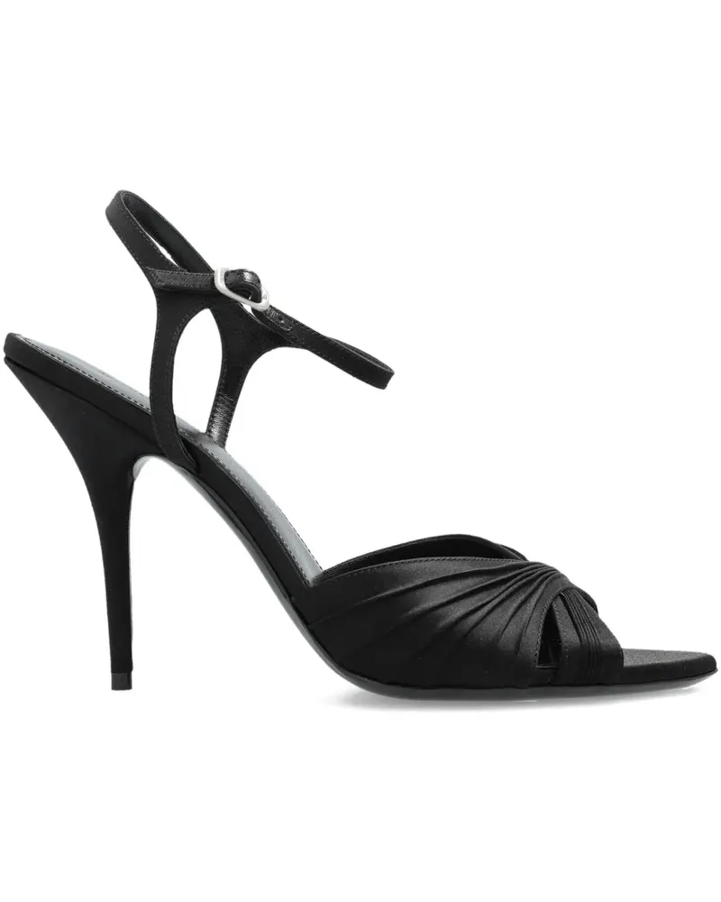 Balenciaga Plissé Dynas heeled sandals - Schwarz Schwarz