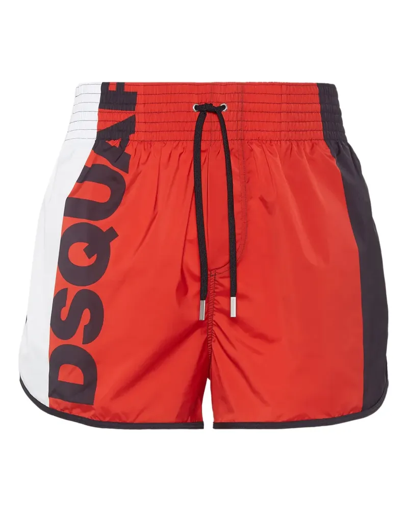 Dsquared2 colourblock swim shorts - Rot Rot