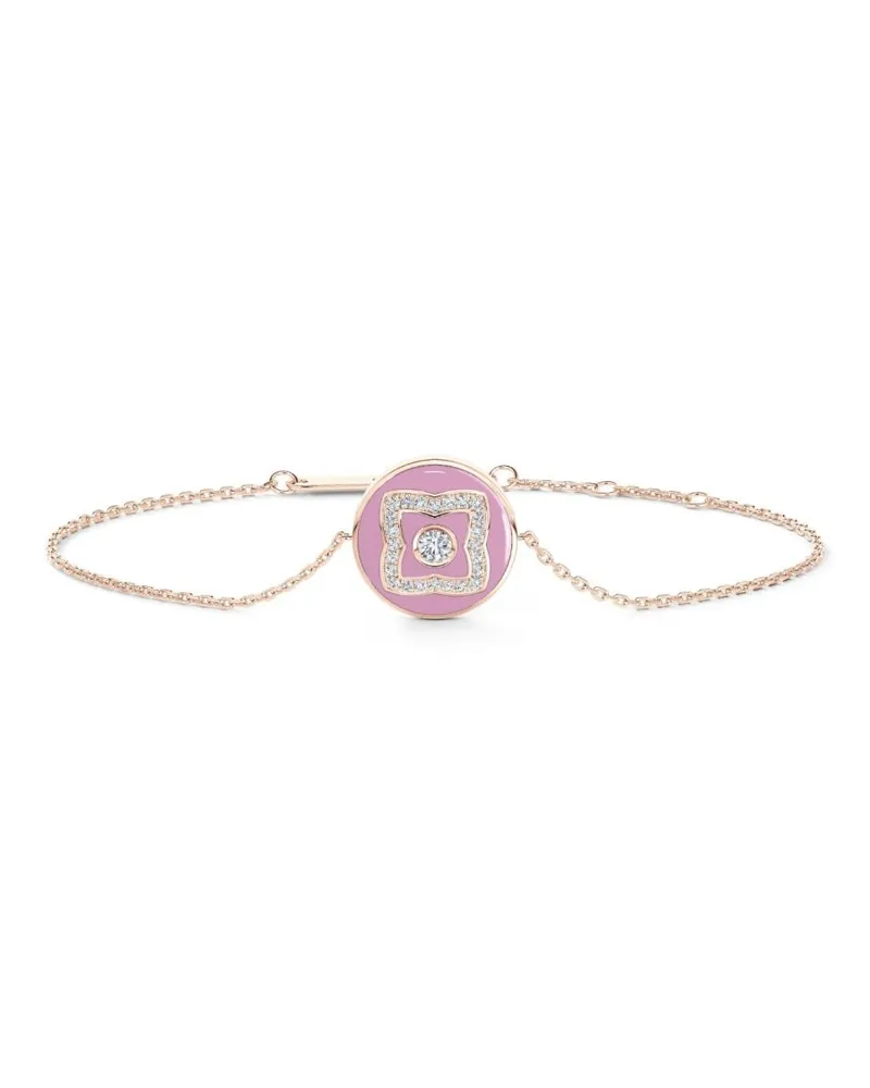 De Beers 18kt Enchanted Lotus Rotgoldarmreif Rosa