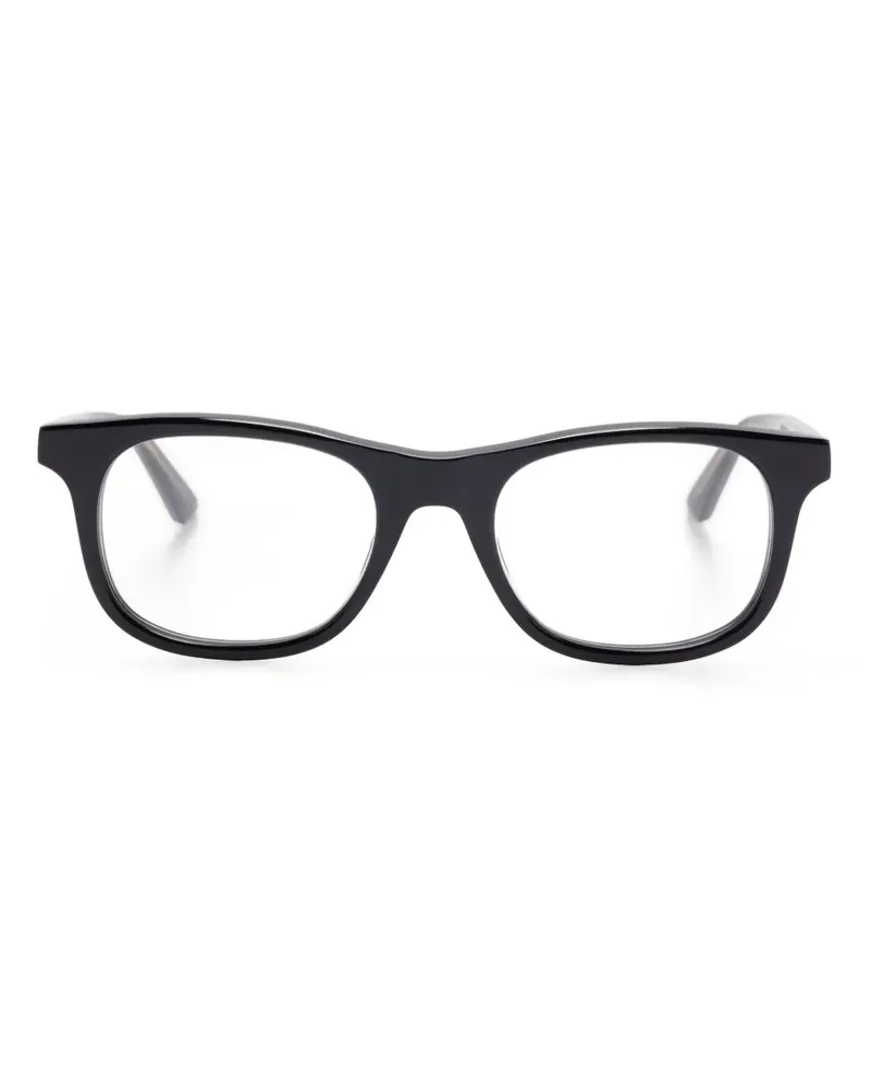 Montblanc Brille mit eckigem Gestell - Schwarz Schwarz
