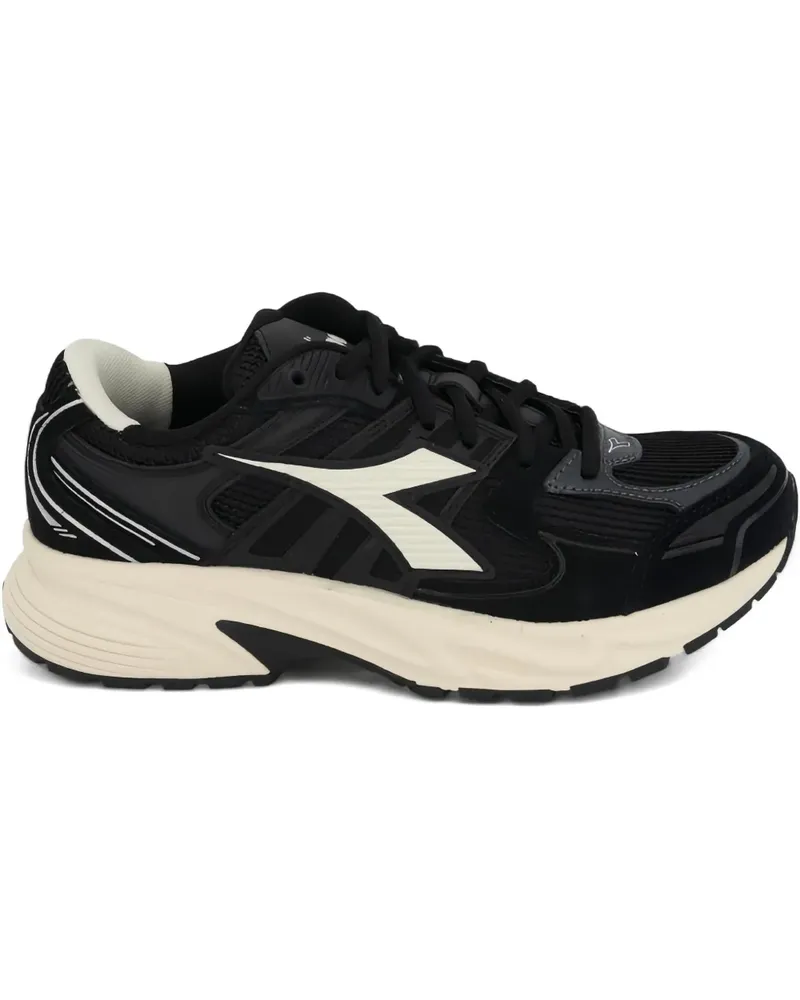 Diadora mesh-panel sneakers - Schwarz Schwarz
