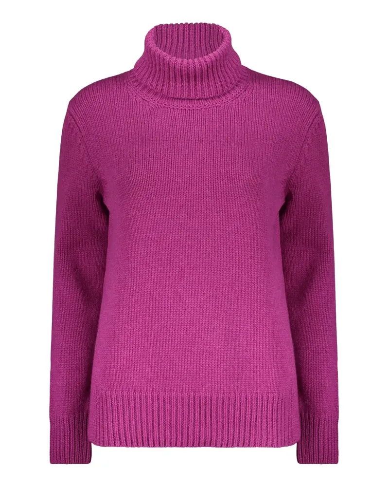 MOORER roll-neck cashmere sweater - Rosa Rosa