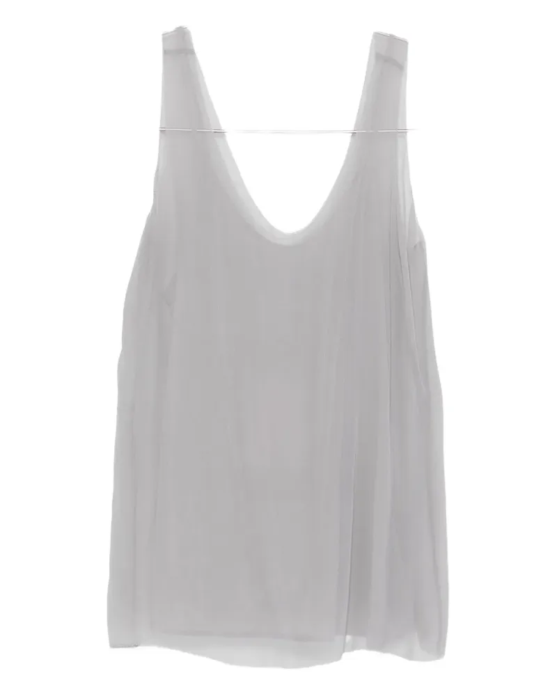 Totême V-neck slip top - Grau Grau