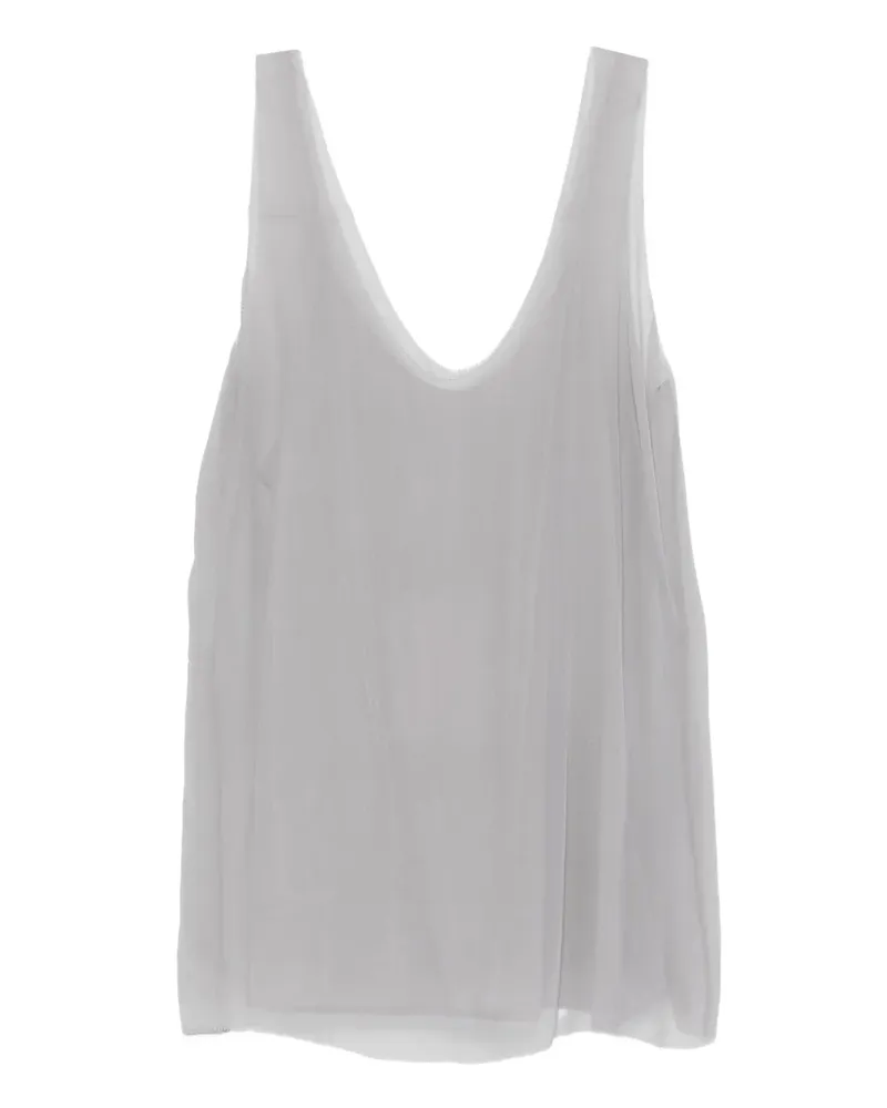 Totême Camisole-Top mit V-Ausschnitt - Grau Grau