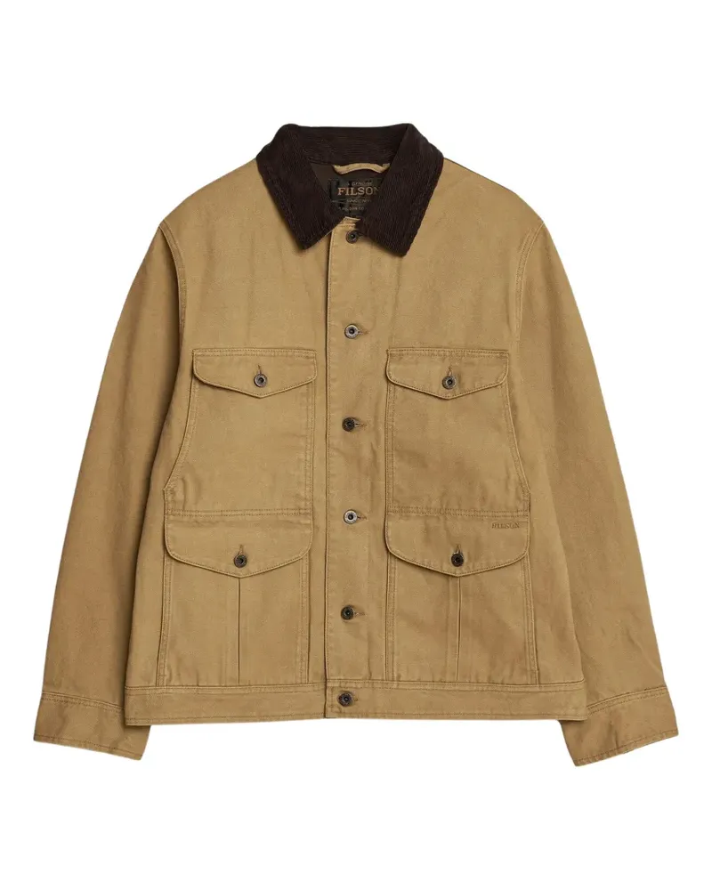 Filson Jacke mit Cordkragen - Braun Braun