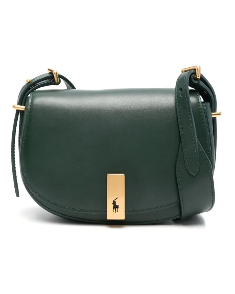 Ralph Lauren Mini Saddle Polo ID Umhängetasche - Grün Grün