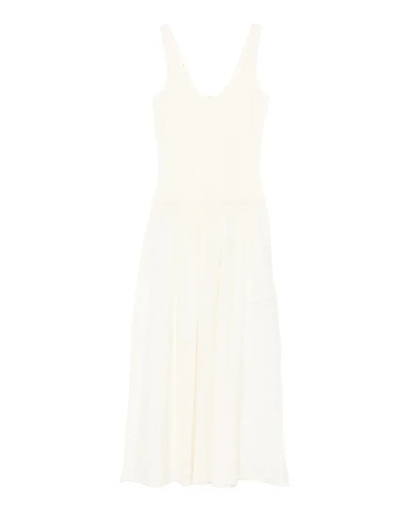 Sessùn Solao scoop-neck midi dress - Nude Nude