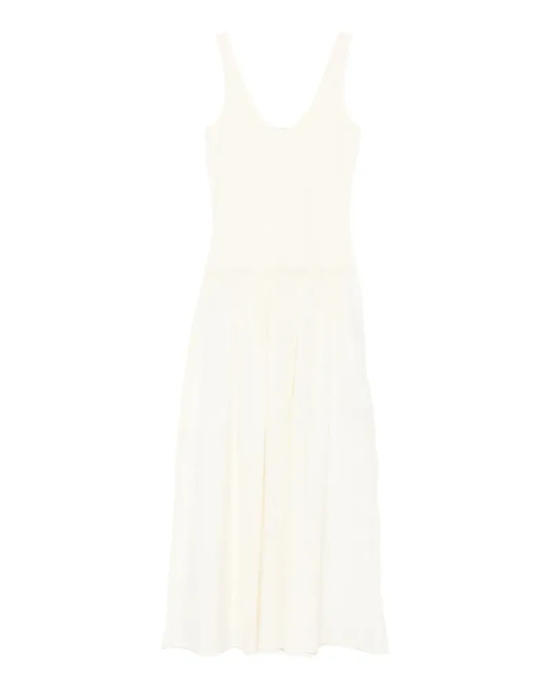 Sessùn Solao scoop-neck midi dress - Nude Nude