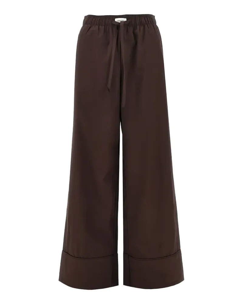 Entire Studios drawstring palazzo trousers - Braun Braun