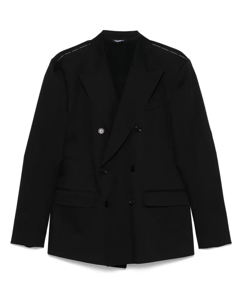 Dolce & Gabbana Doppelreihiges Sakko - Schwarz Schwarz