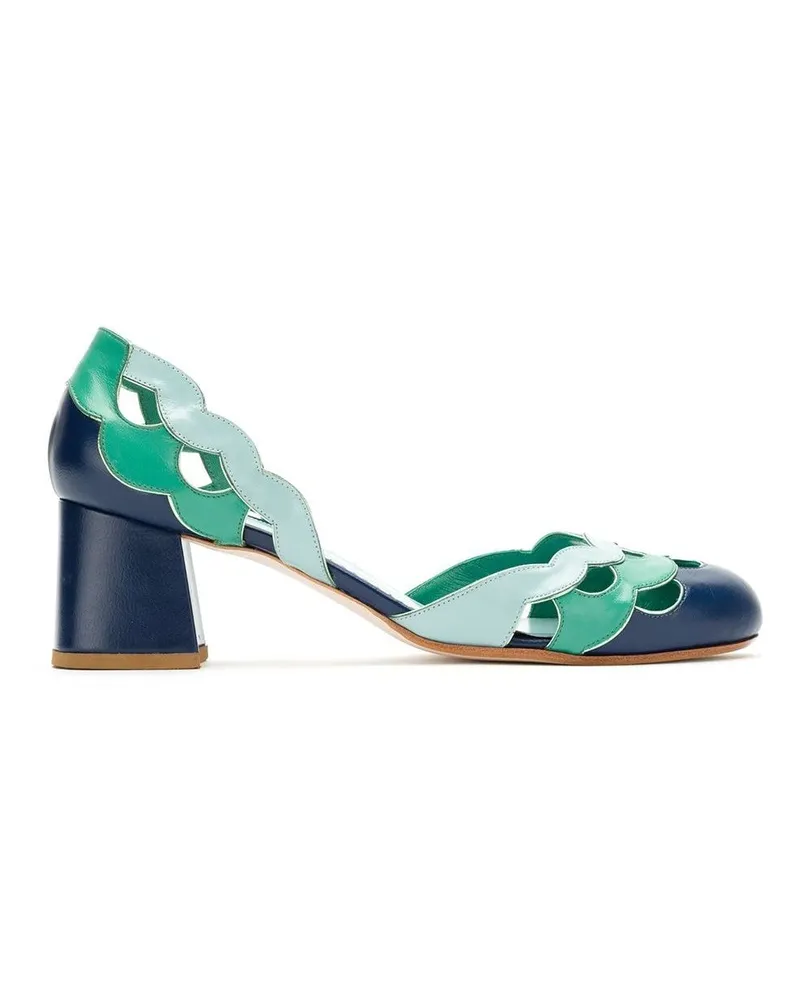 Sarah Chofakian leather pumps - Blau Blau