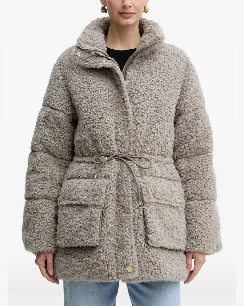 Luisa Spagnoli drawstring pocket coat - Grau Grau