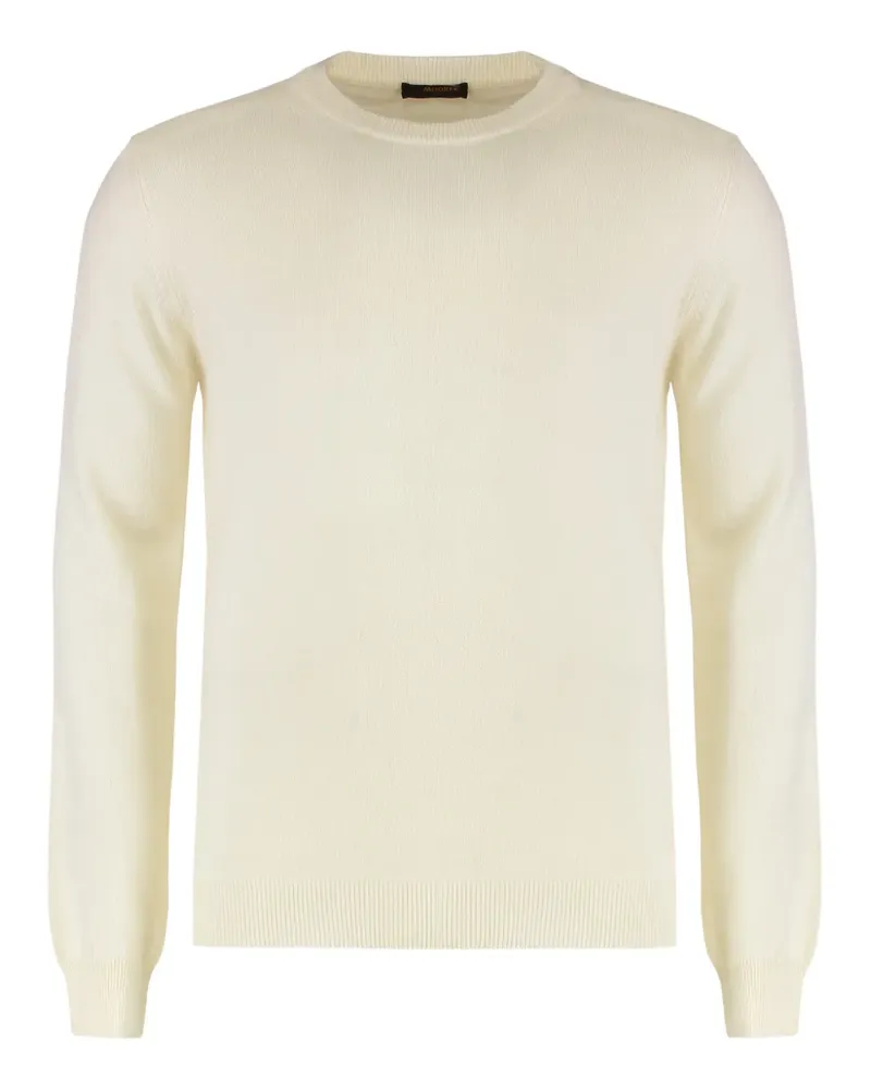 MOORER Anselm-WSK crew-neck sweater - Weiß Weiß