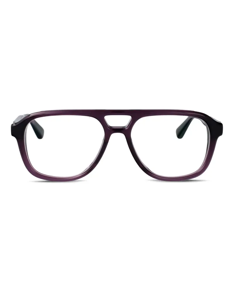 Mykita Eckige Nyara Brille aus Acetat - Violett Violett
