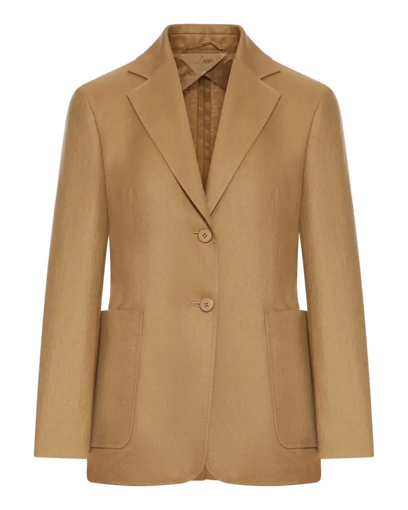 Max Mara Geknöpftes Sakko - Nude Nude