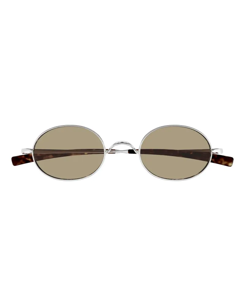 Saint Laurent SL 948 T Sonnenbrille mit ovalem Gestell - Silber Silber