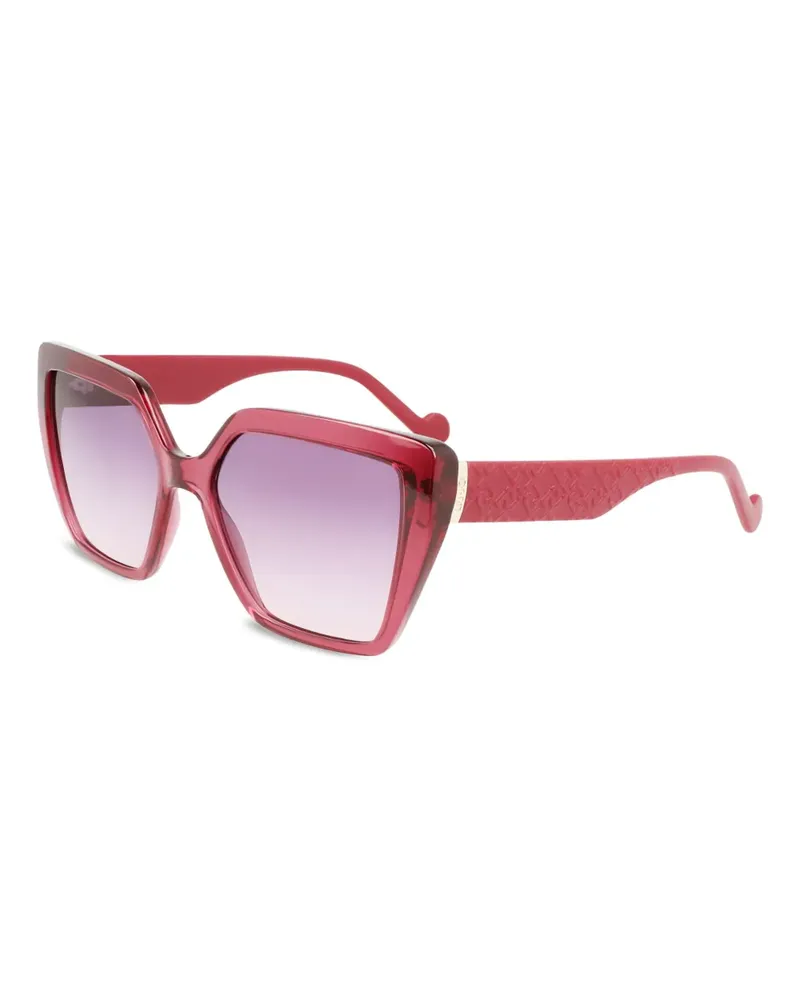 Liu Jo Sonnenbrille mit Monogrammmuster - Rot Rot