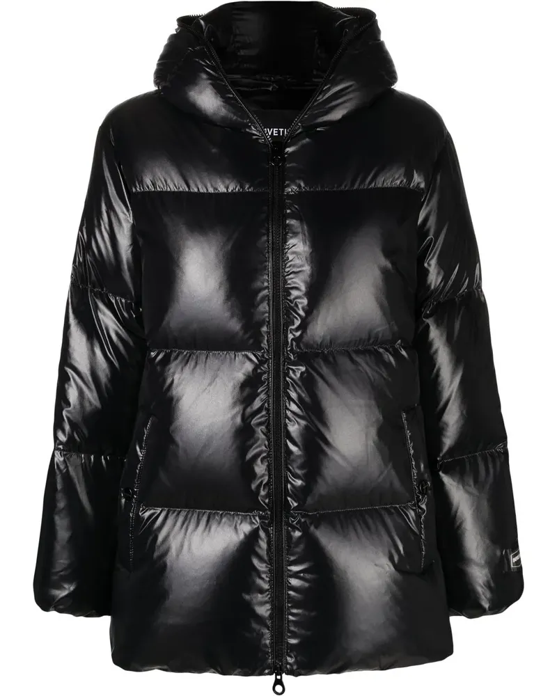 Duvetica Gefütterte Daunenjacke - Schwarz Schwarz