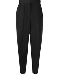 Tory Burch Tapered-Hose mit hohem Bund Schwarz