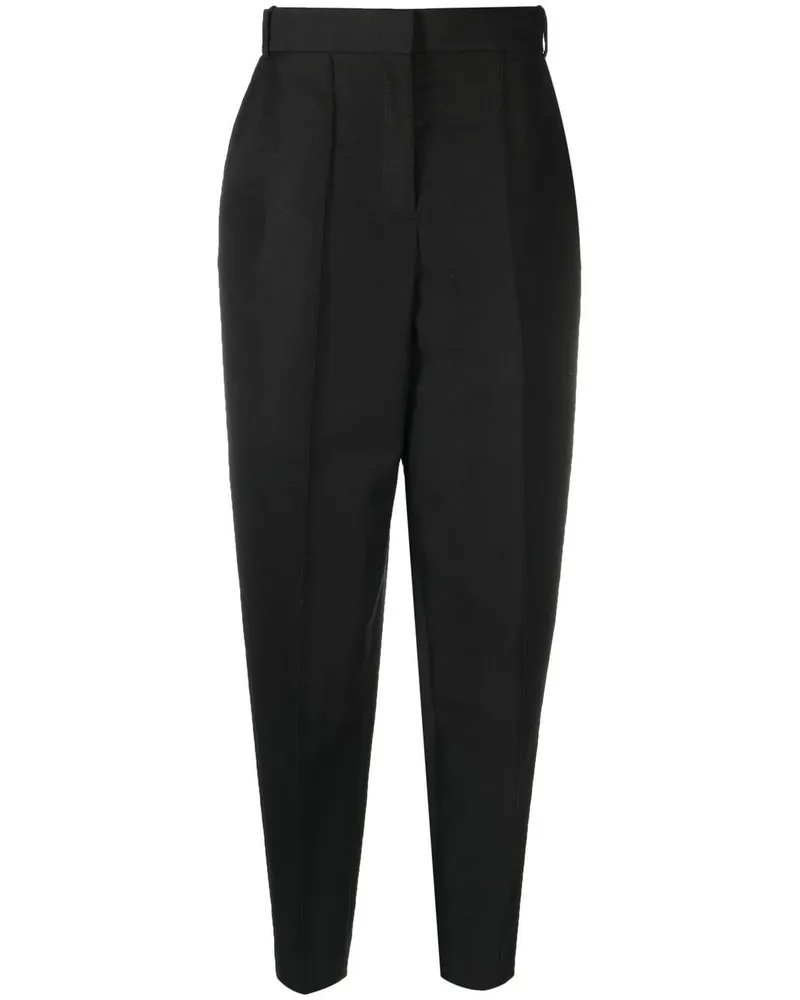 Tory Burch Tapered-Hose mit hohem Bund - Schwarz Schwarz