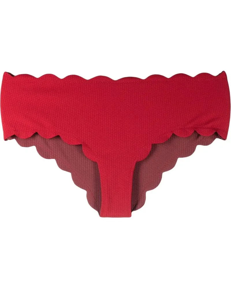 Marysia Spring Bikinihöschen mit Wellenkanten - Rot Rot