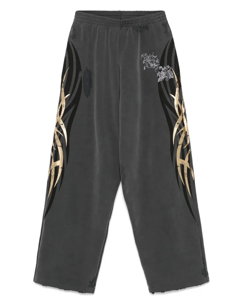 Balenciaga Jogginghose mit Tacky Gold-Print - 1048 GREY 1048
