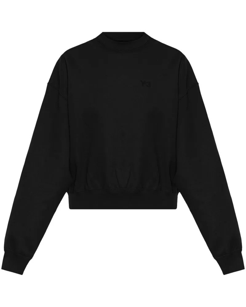 Y-3 Sweatshirt mit Logo-Print - Schwarz Schwarz