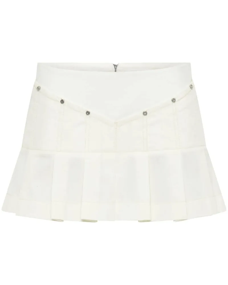 Dion Lee Wrench Minirock mit Falten - Nude Nude