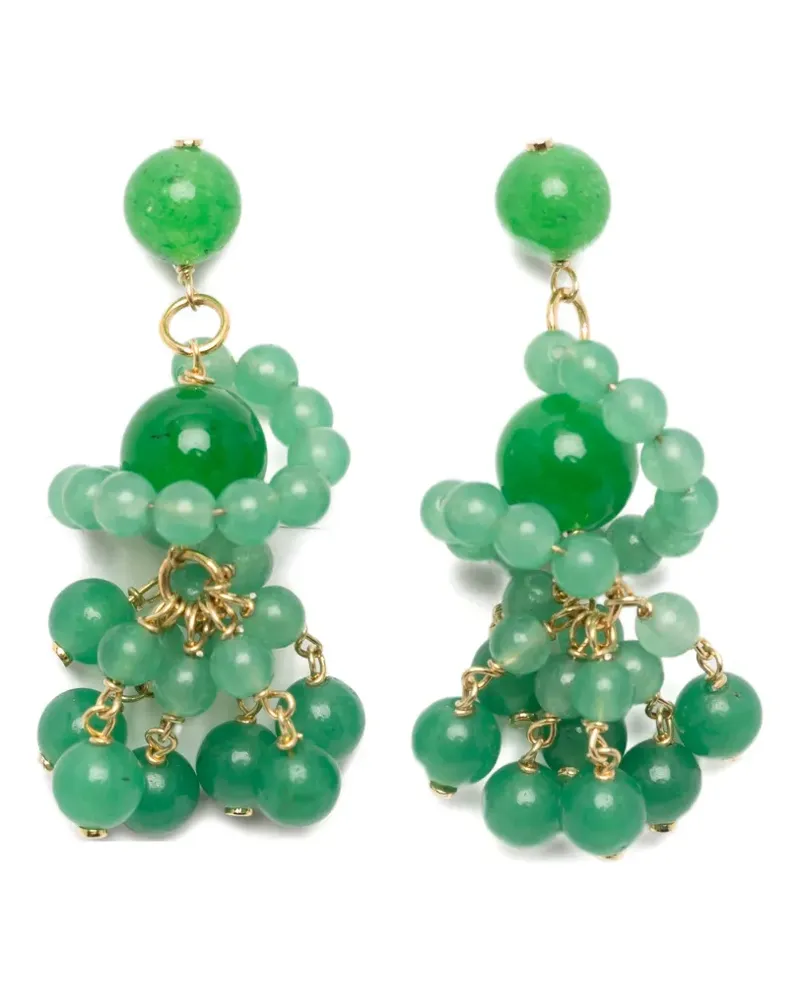 Completedworks beaded drop earrings - Gold Gold