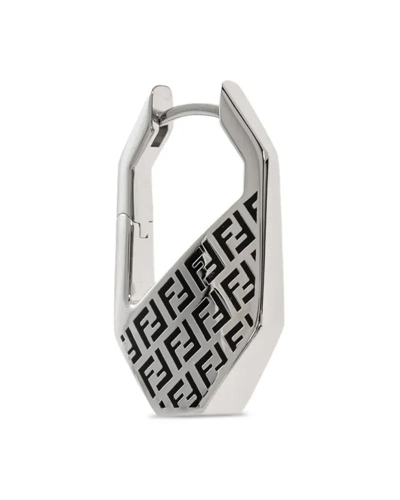 Fendi Ohrringe mit Monogramm - Silber Silber