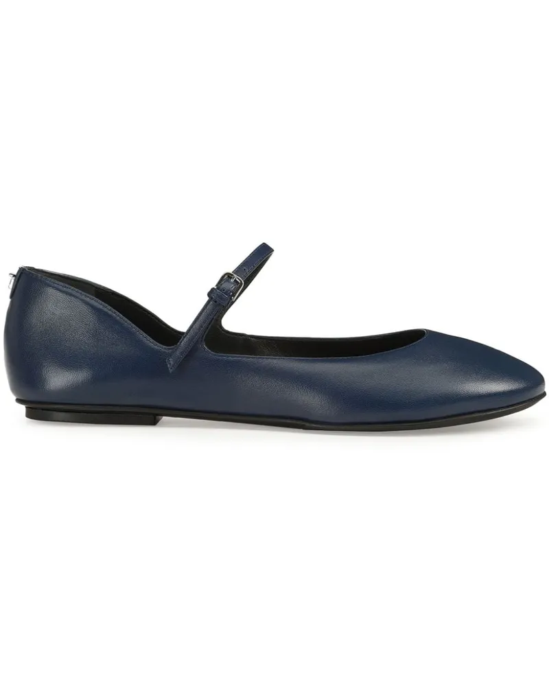 Sergio Rossi Pilier Ballerinas Blau