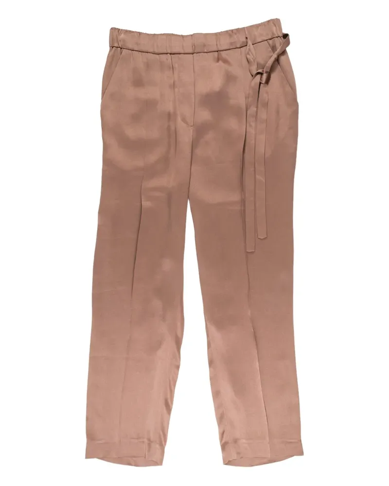 Brunello Cucinelli Hose mit elastischem Bund - Nude Nude