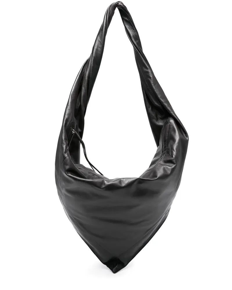 Christophe Lemaire Scarf Schultertasche - Schwarz Schwarz