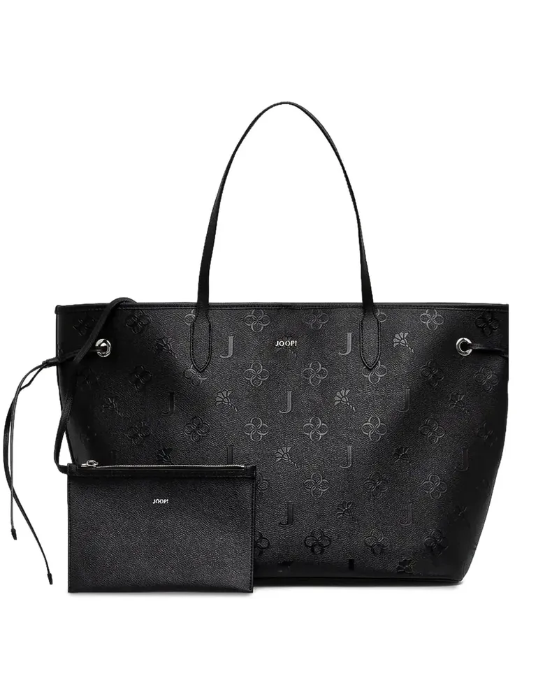 JOOP! Kordelzug-Tote Bag mit Logo-Prägung - Schwarz Schwarz