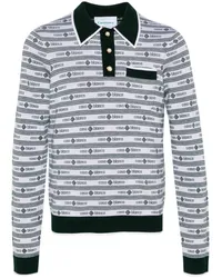 Casablanca Paris Poloshirt mit Logo Grün