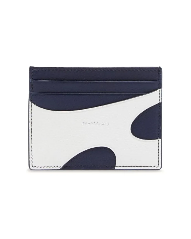 Ferragamo Kartenetui mit Cut-Outs - Weiß Weiß
